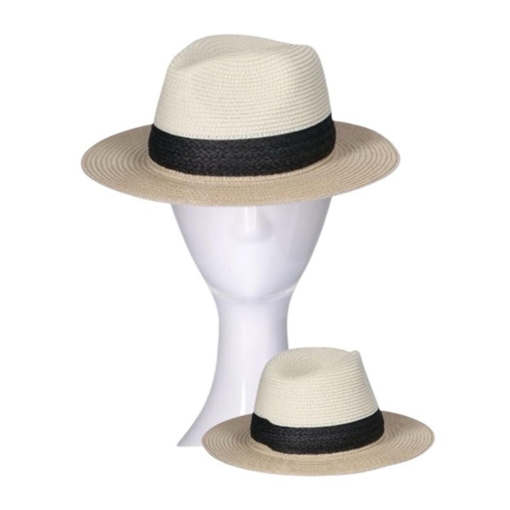 Fedora ColorBlock Straw Hat - Picture 5 of 9